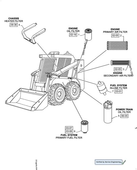 used case 60xt skid steer parts|case 60xt fuel filter.